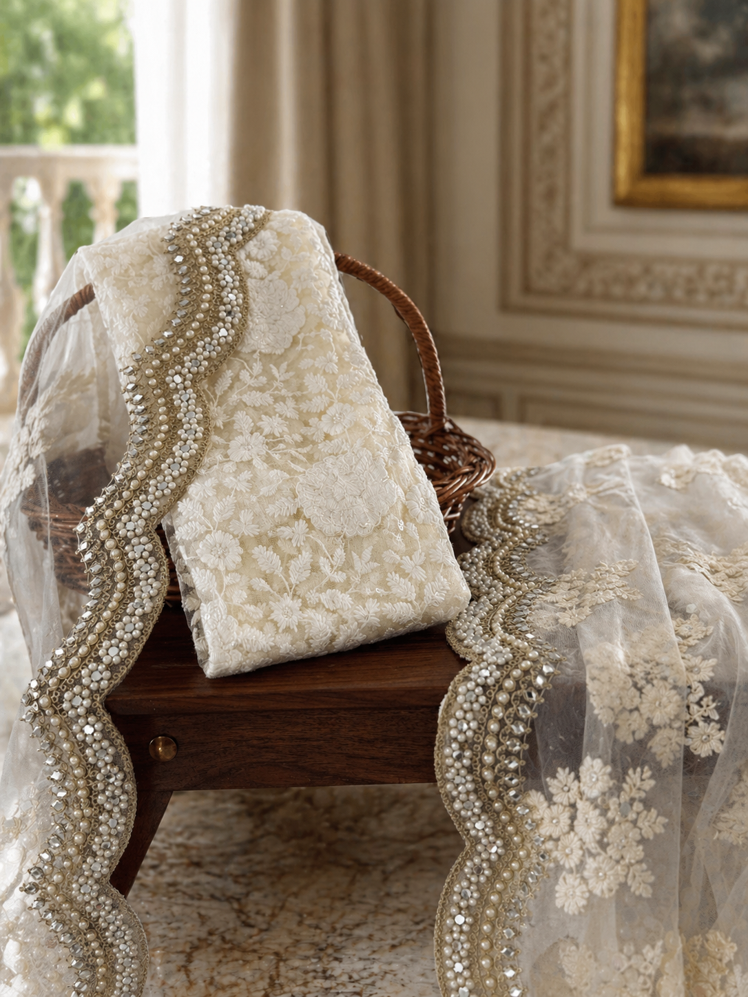 Deepika : Softnet Saree with SoftNet Blouse