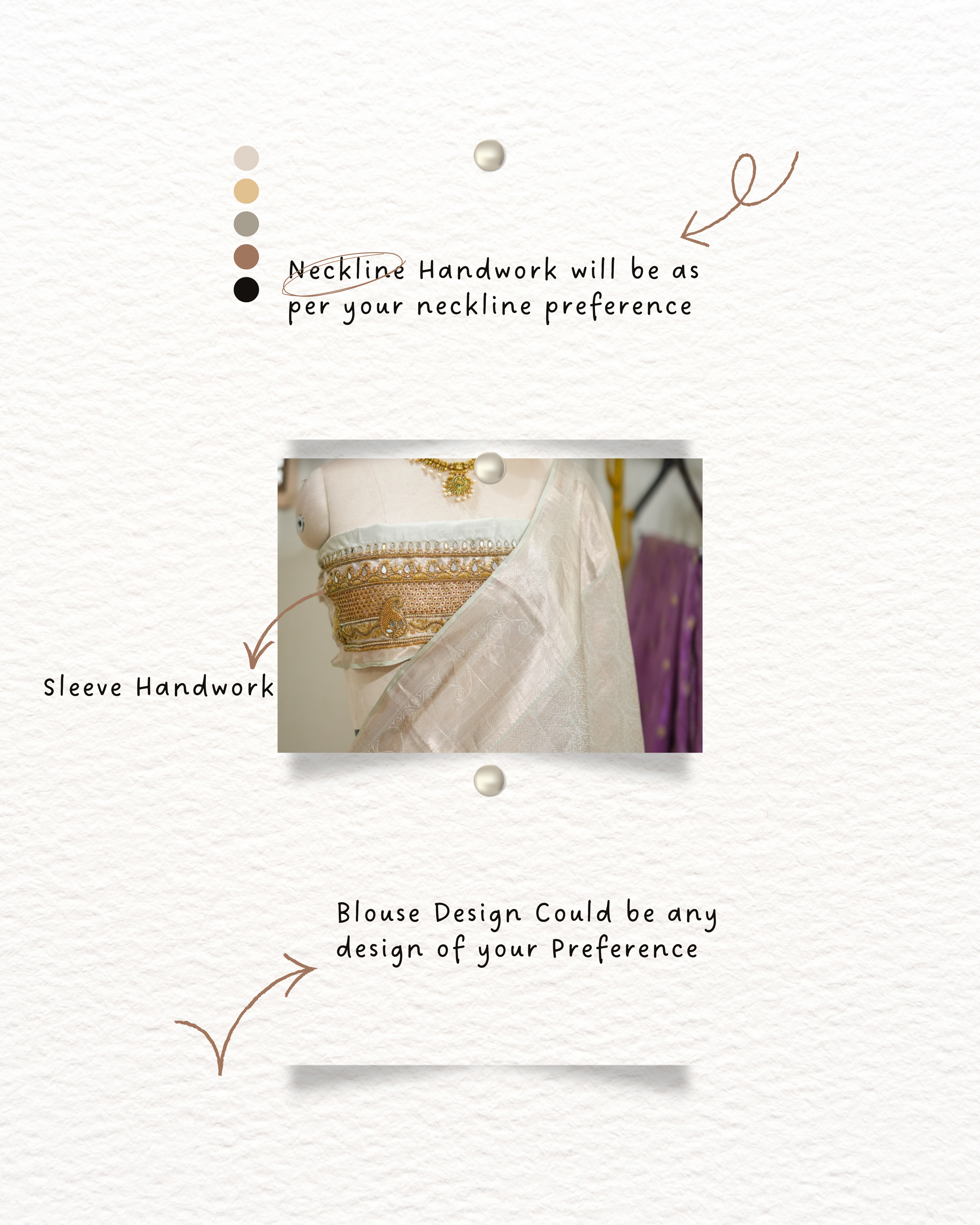 Chandrani: Pale Mint Handwoven Kanjeevaram Saree with Handwork on Blouse